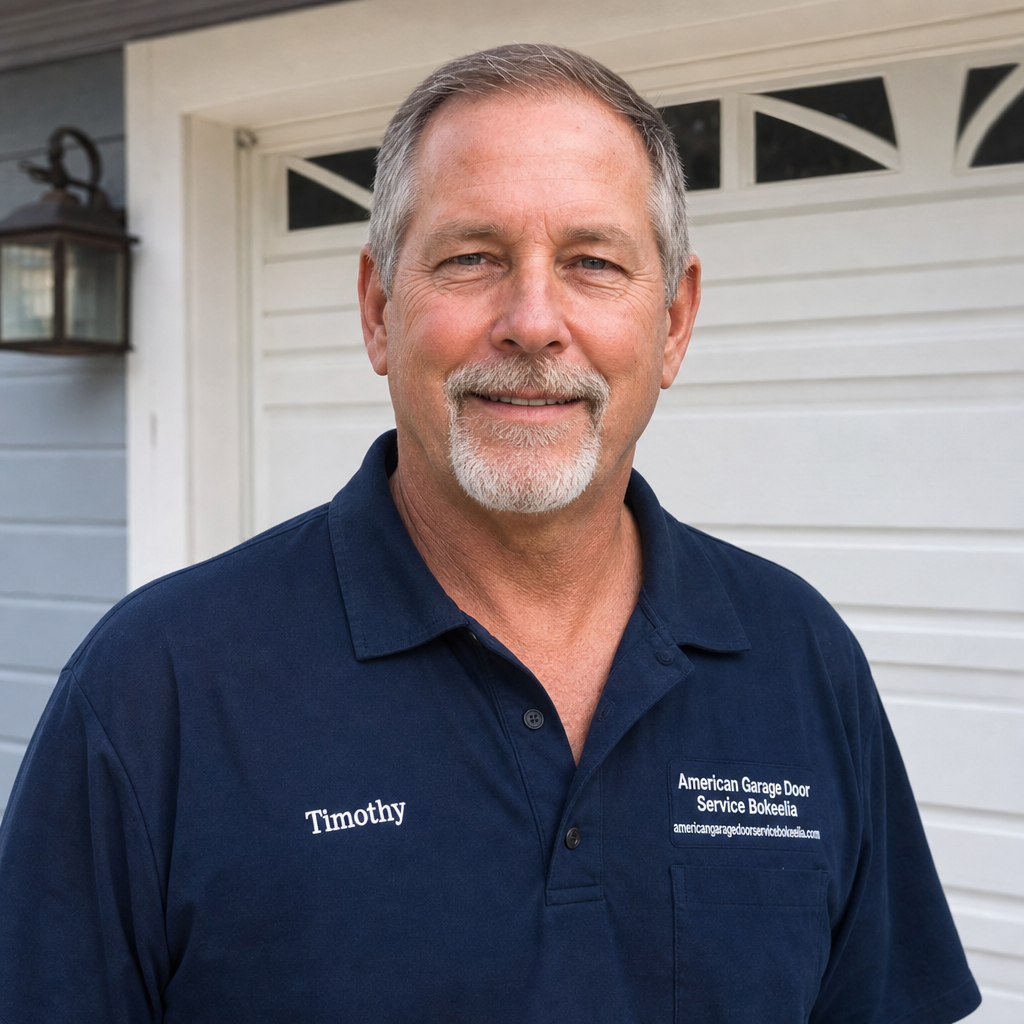 Timothy King, owner of American Garage Door Service Bokeelia